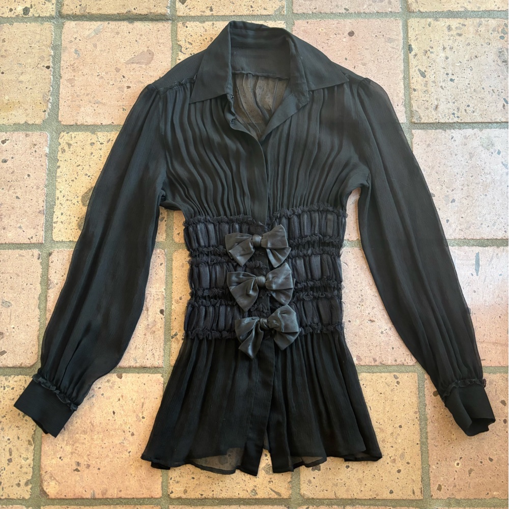 Vintage Jean Paul Gaultier Silk Top